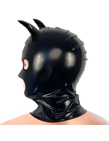 Masque avec cornes Daemon Noir