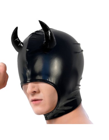 Masque avec cornes Sexy Devil Noir