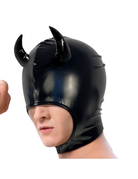 Masque avec cornes Sexy Devil Noir