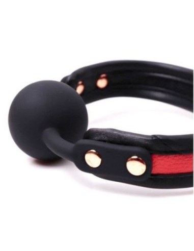 Bâillon boule silicone Colorsband gag 41mm Rouge