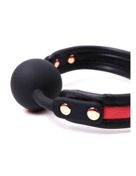 Bâillon boule silicone Colorsband gag 41mm Rouge