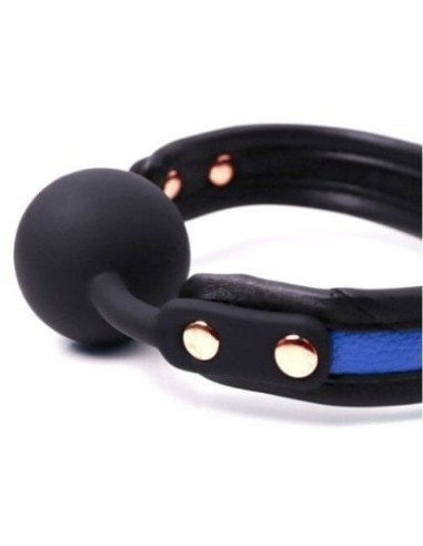 Bâillon boule silicone Colorsband gag 41mm Bleu