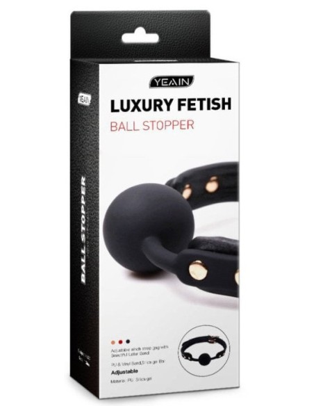 Bâillon boule silicone Colorsband gag 41mm Cuivre
