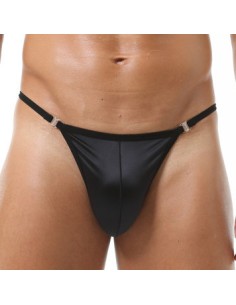 String Satin Up Noir