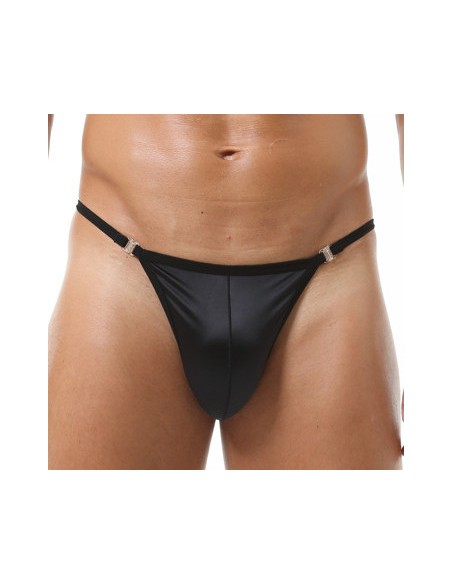 String Satin Up Noir
