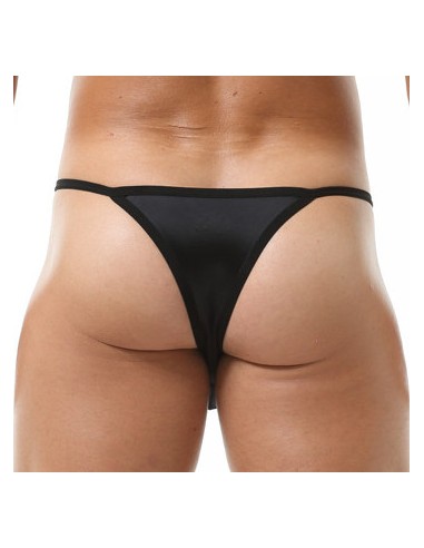 String Satin Up Noir