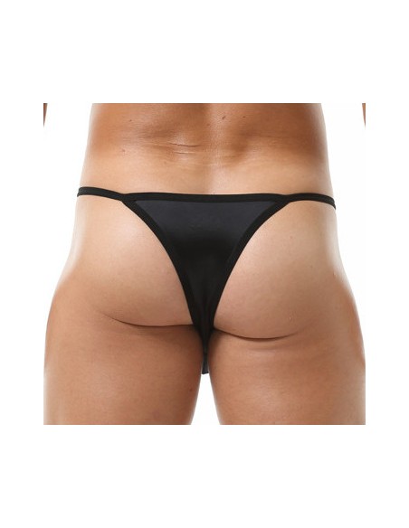 String Satin Up Noir