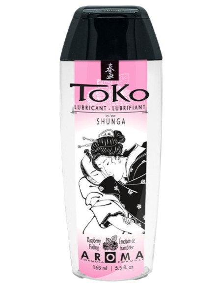 Lubrifiant aromatisé Shunga Toko Émotion de framboise 165ml