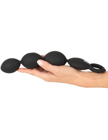Boules anales vibrantes Flex Anos 18.5 x 4.7cm