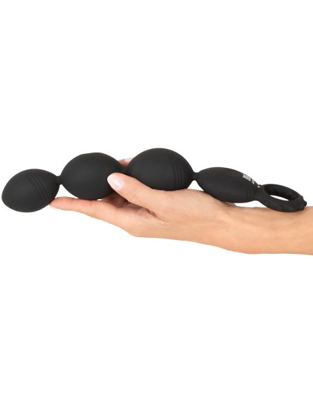 Boules anales vibrantes Flex Anos 18.5 x 4.7cm