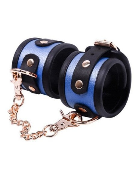 Menottes de poignets Colorsband Cufwrist Bleues