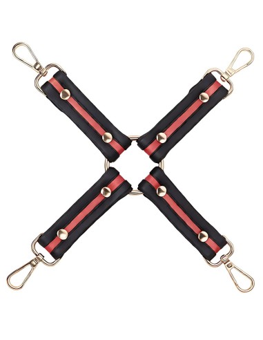 Connecteur de menottes Colorsband cross Rouge