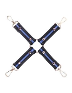 Connecteur de menottes Colorsband cross Bleu
