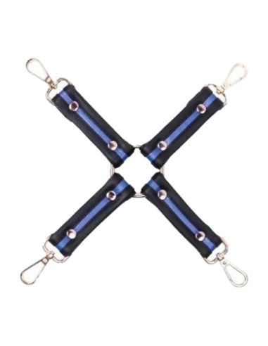 Connecteur de menottes Colorsband cross Bleu
