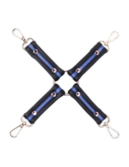 Connecteur de menottes Colorsband cross Bleu