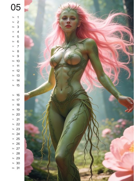 Calendrier 2027 Pin-up Wild Fantasy