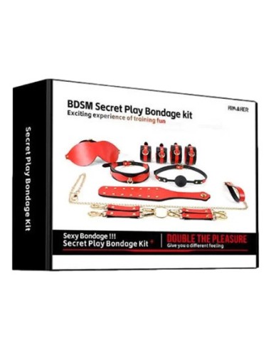 Kit SM 8 pièces Basicsm Rouge-noir