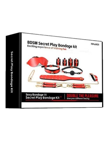 Kit SM 8 pièces Basicsm Rouge-noir