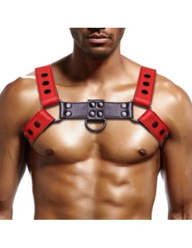 Harnais Bully Jump Rouge-Noir