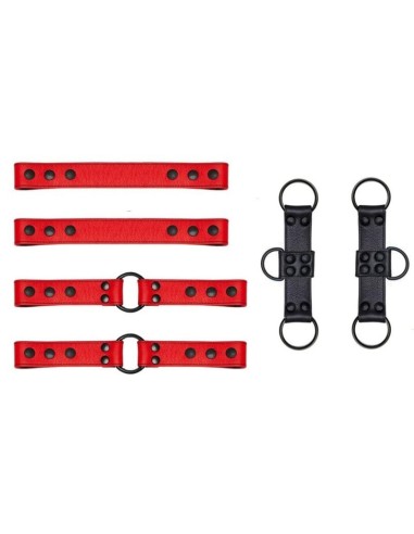 Harnais Bully Jump Rouge-Noir