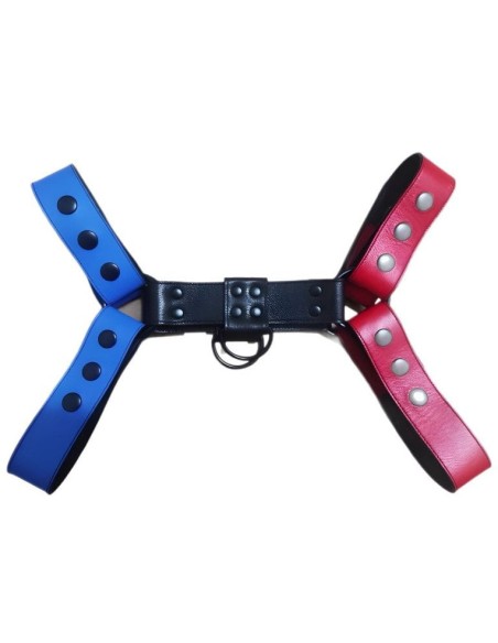 Harnais Bully Jump Rouge-Bleu