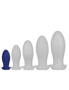 Plug silicone Saurus Egg S 10 x 4.5cm Marine