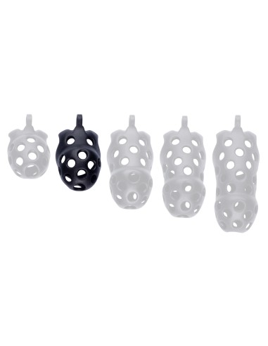 Cage de chasteté Dotty M 6.5 x 3.7cm Noire