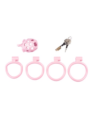 Cage de chasteté Dotty S 5.5 x 3.4cm Rose