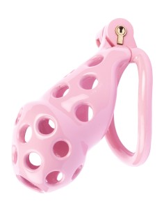 Cage de chasteté Dotty L 9.5 x 3.9cm Rose