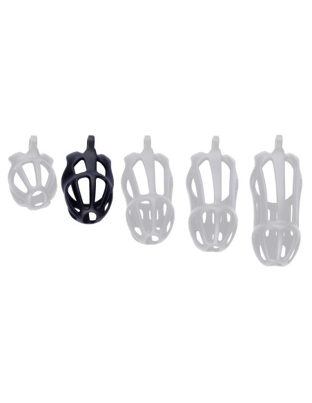 Cage de chasteté Netty M 6.5 x 3.7cm Noire