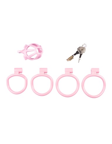 Cage de chasteté Netty S 5 x 3.4cm Rose