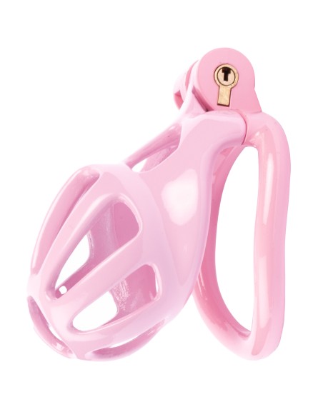 Cage de chasteté Netty M 6.5 x 3.7cm Rose