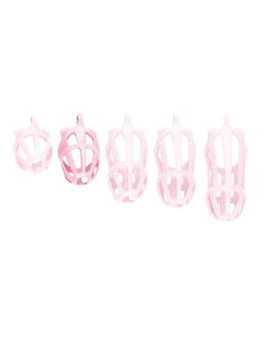 Cage de chasteté Netty M 6.5 x 3.7cm Rose
