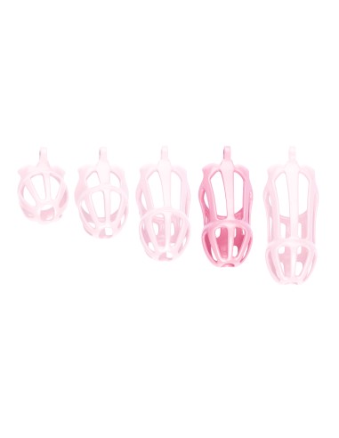 Cage de chasteté Netty XL 10 x 4cm Rose