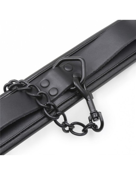 Kit Collier Laisse Menottes Noir