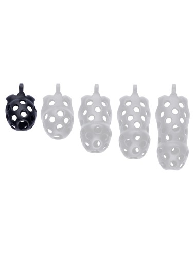 Cage de chasteté Dotty S 5.5 x 3.4cm Noire