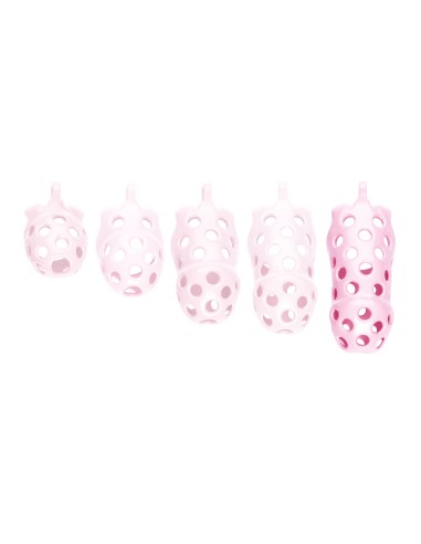 Cage de chasteté Dotty XXL 11 x 4cm Rose