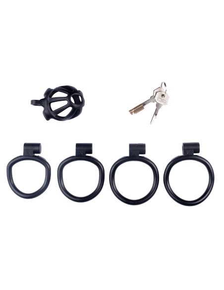 Cage de chasteté Netty S 5 x 3.4cm Noire