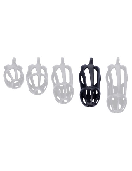 Cage de chasteté Netty XL 10 x 4cm Noire