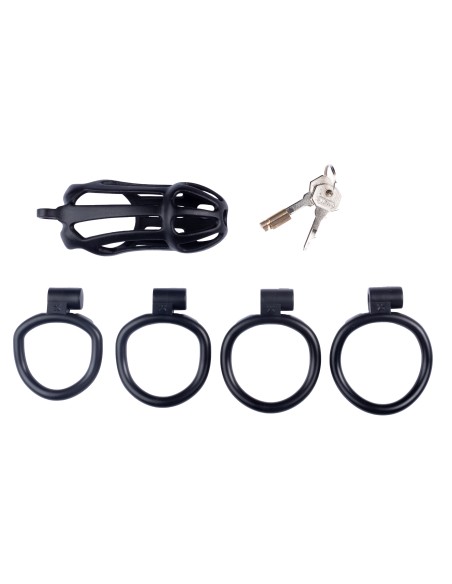 Cage de chasteté Netty XXL 11 x 4cm Noire