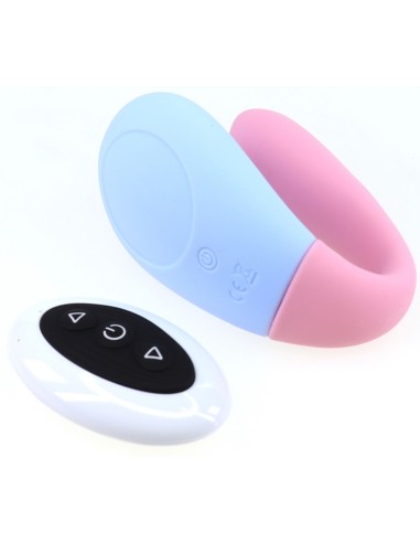 Double stimulateur Well Up Bleu-Rose