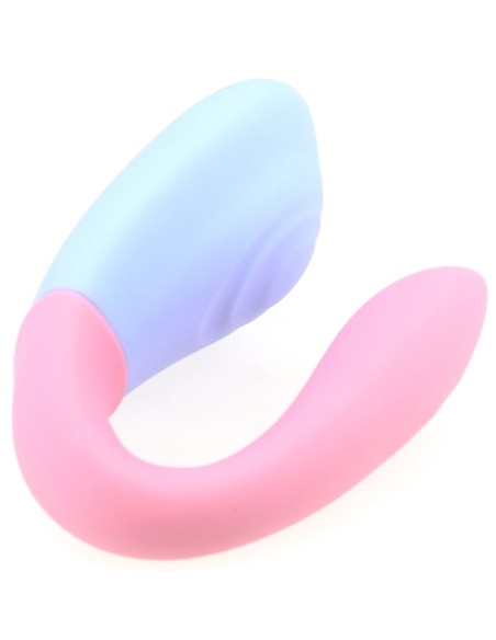 Double stimulateur Well Up Bleu-Rose
