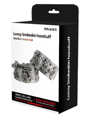 Menottes de poignets Snakeyes Argent