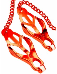 Pinces pour tétons Mr Fist Rouge