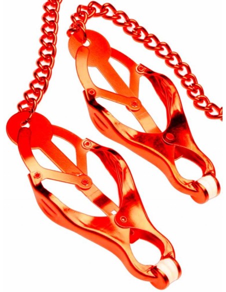 Pinces pour tétons Mr Fist Rouge