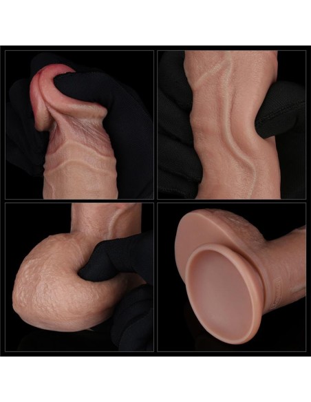 Gode réaliste Mock Nature Cock 18 x 4cm