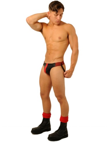 Jockstrap Fist Leather Rouge