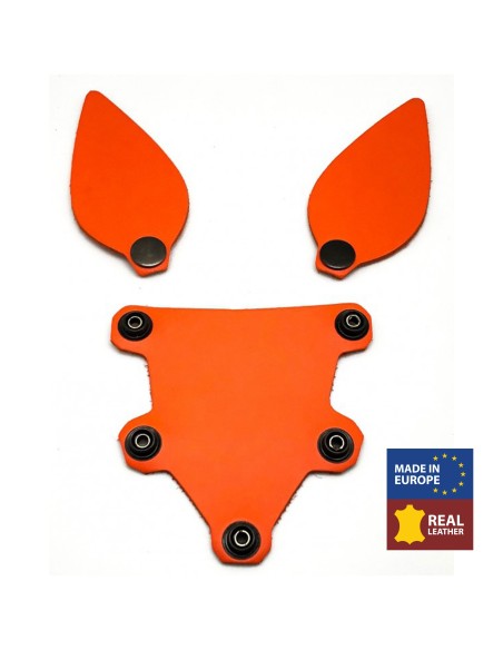 PUPPY SET OREILLES ET LANGUE EN CUIR ORANGE PUPPY SET OREILLES ET LANGUE EN CUIR ORANGE