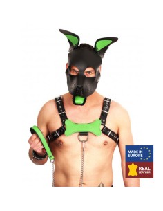 PUPPY OS EN CUIR VERT