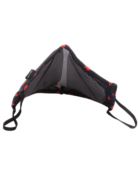 Masque Filtrant C95 MAJOR GENERAL MICHELINHO Noir et Rouge